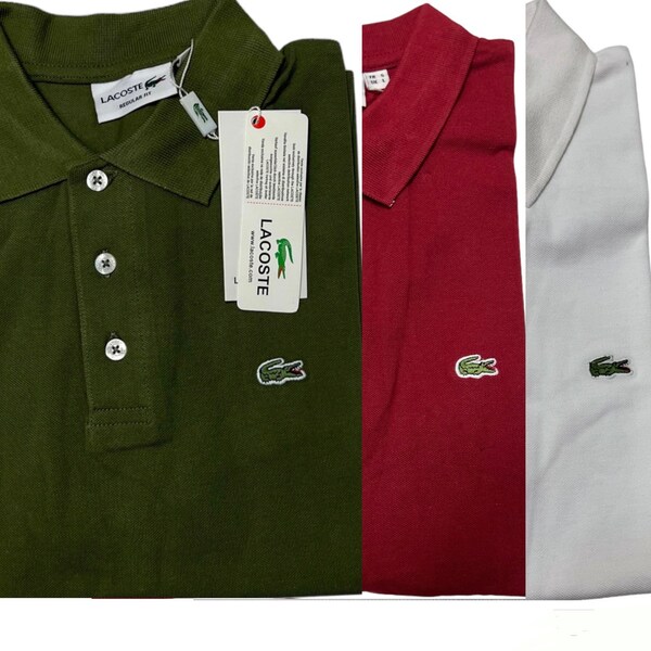 LACOSTE SHORT SLEEVE Brand New Regular Fit Polo Shirt