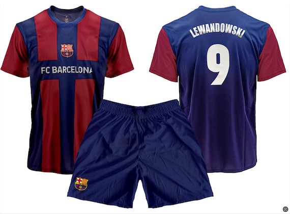 Maillot FC Barcelone FC Barcelone - Maillot Et Short Officiel Enfant Garçon 6 Ans - Collection Blaugrana - 100% Polyester - Cadeau Foot Maillot Short Barca 6 Ans