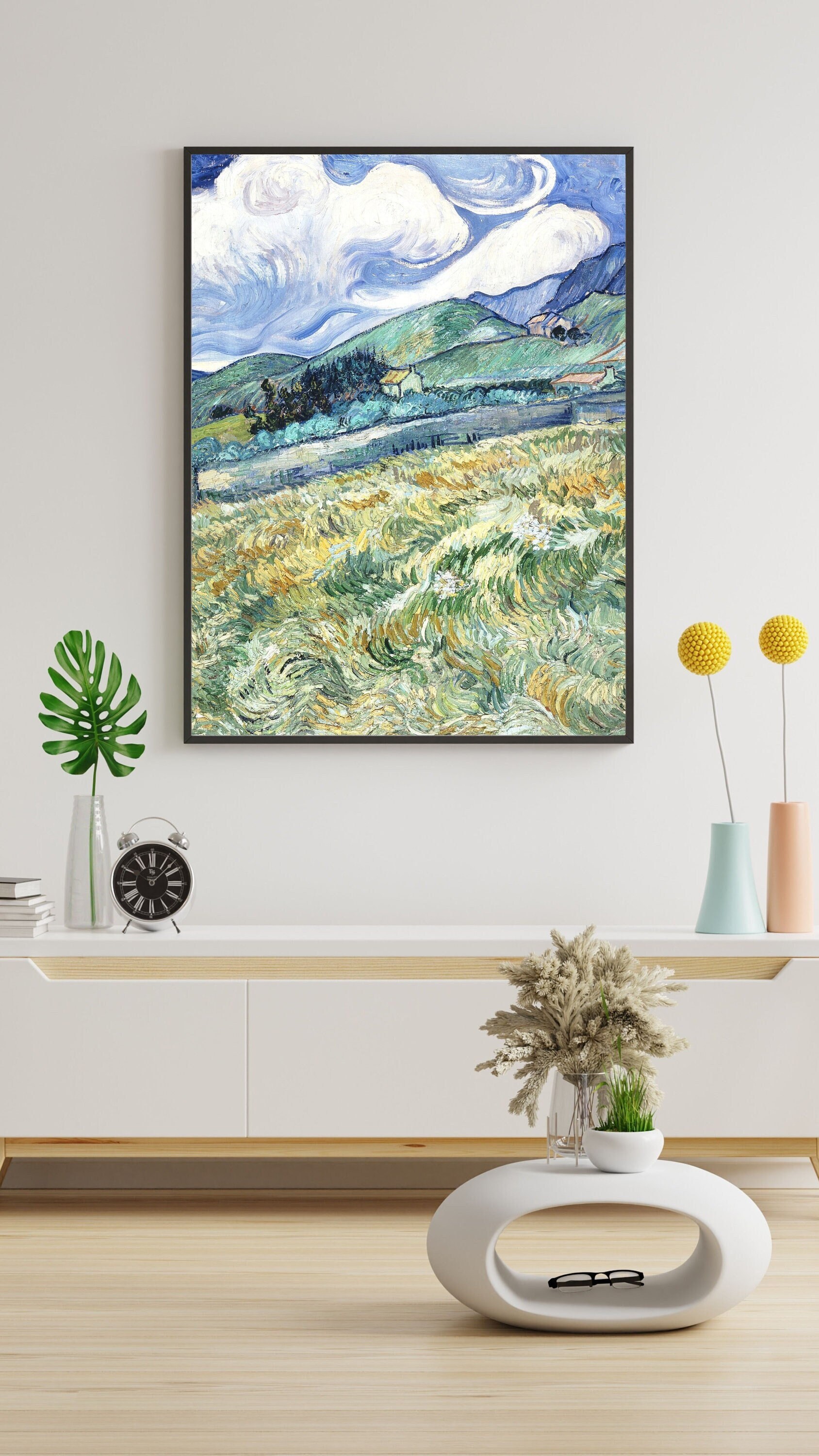 Vincent van Gogh, Landscape from Saint-Rémy
