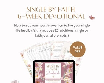 The Single By Faith 6-Week Digital Devotional