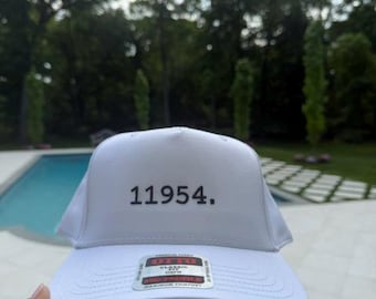 Mentalmente nel cappello con codice postale del baseball di Montauk