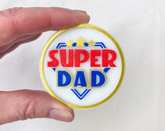 Super-Papa-Abzeichen | Vatertagsgeschenk | Geschenk für Papa