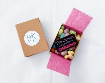 Spreadsheet Nerd Badge: 3D-Printed, Hand-Painted, Data Analyst Gift