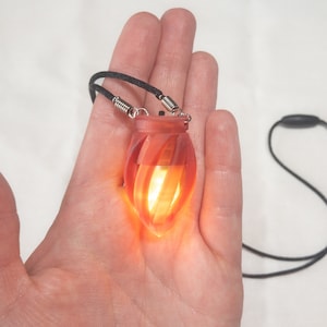 Light up 3D printed necklace | LED necklace | Disco jewellery