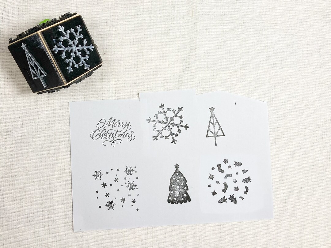 Personalised christmas stamp