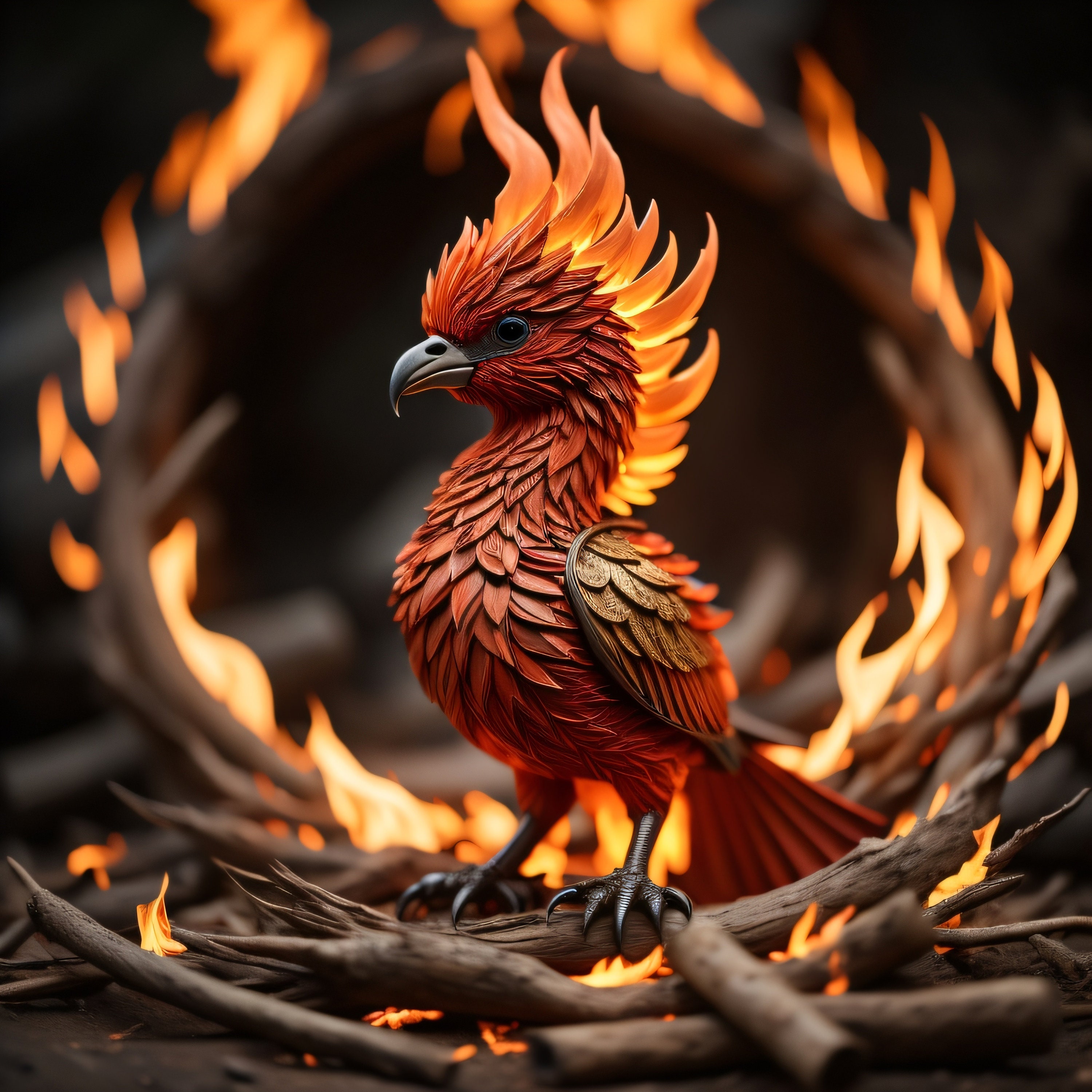 Rising from the Ashes: The Journey of Creating a Quilled Phoenix