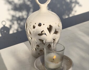 BIANCA collection water jug ​​candle holder.