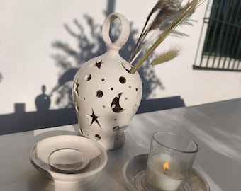 BIANCA collection water jug ​​candle holder.