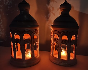 Mosque arch lantern, exclusive design by DERIMAR ceramics. ORIGEN Collection.