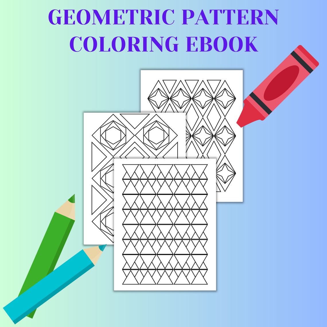 Geometric Pattern Coloring Printable, Abstract Pattern Coloring ...