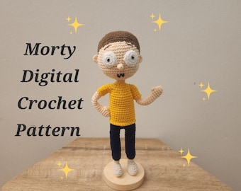 Morty Smith Crochet Digital Pattern