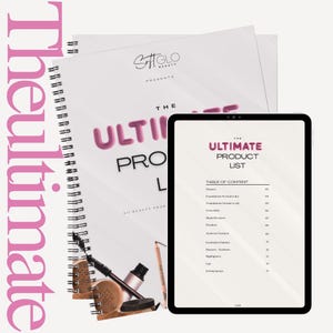 The Ultimate Product List for Beauty Beginners and Professionals