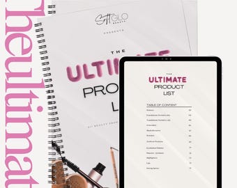 The Ultimate Product List for Beauty Beginners and Professionals