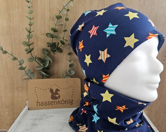 Star hat and/or loop (beanie for kids)