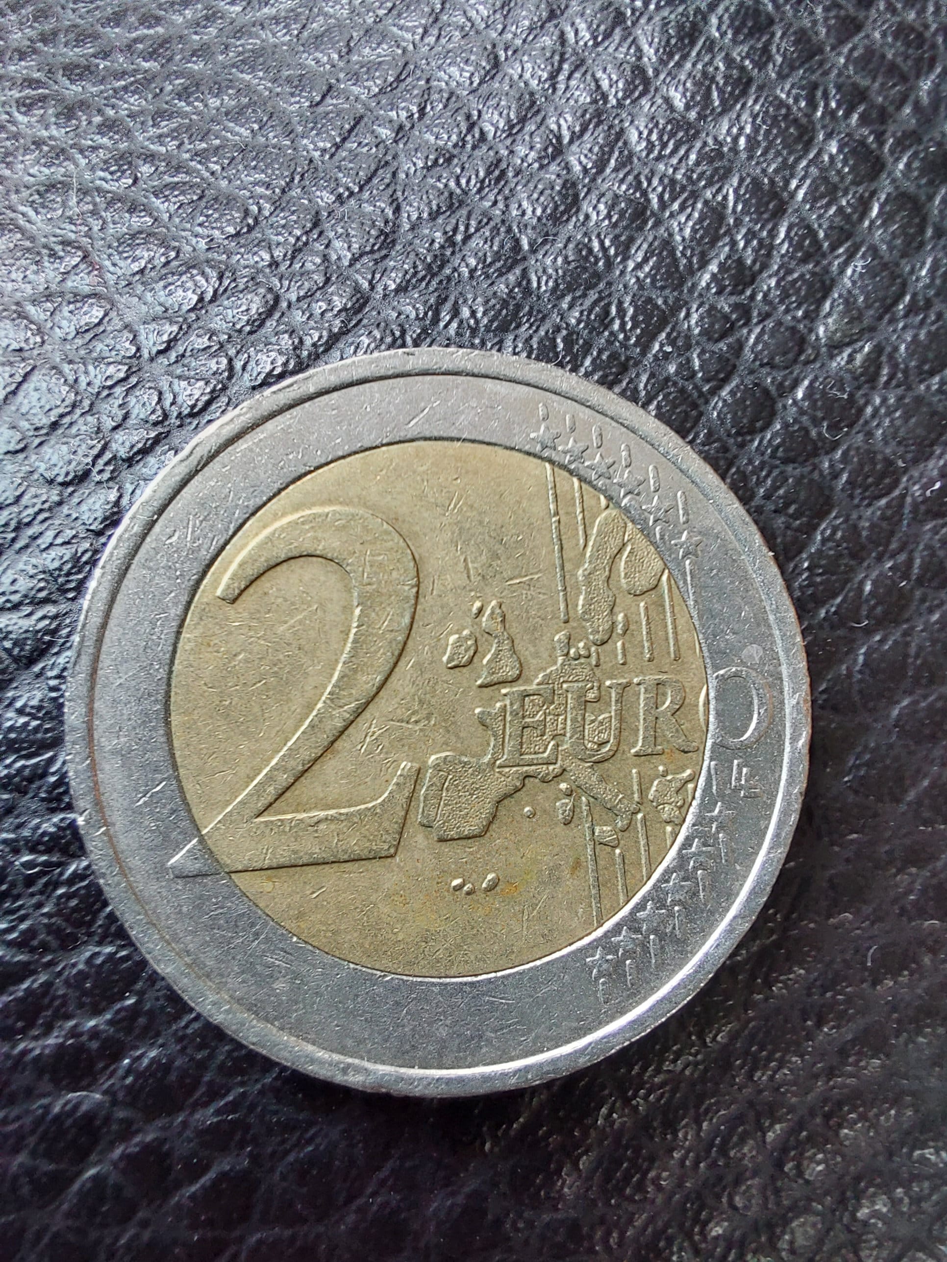 2 Euro Münze Liberte Egalite Fraternite 1999 Fehlprägung Erkennen Vintage 2 Euro Coin France / 1999 / LIBERTÉ ÉGALITÉ FRATERNITÉ