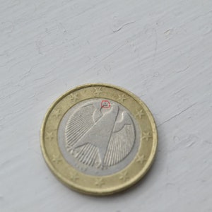 rare 1 euro cent | España | coin 2003 - extra metal coin error 