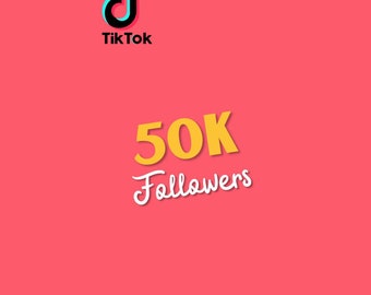 50.000 echte und aktive Tiktok-Follower