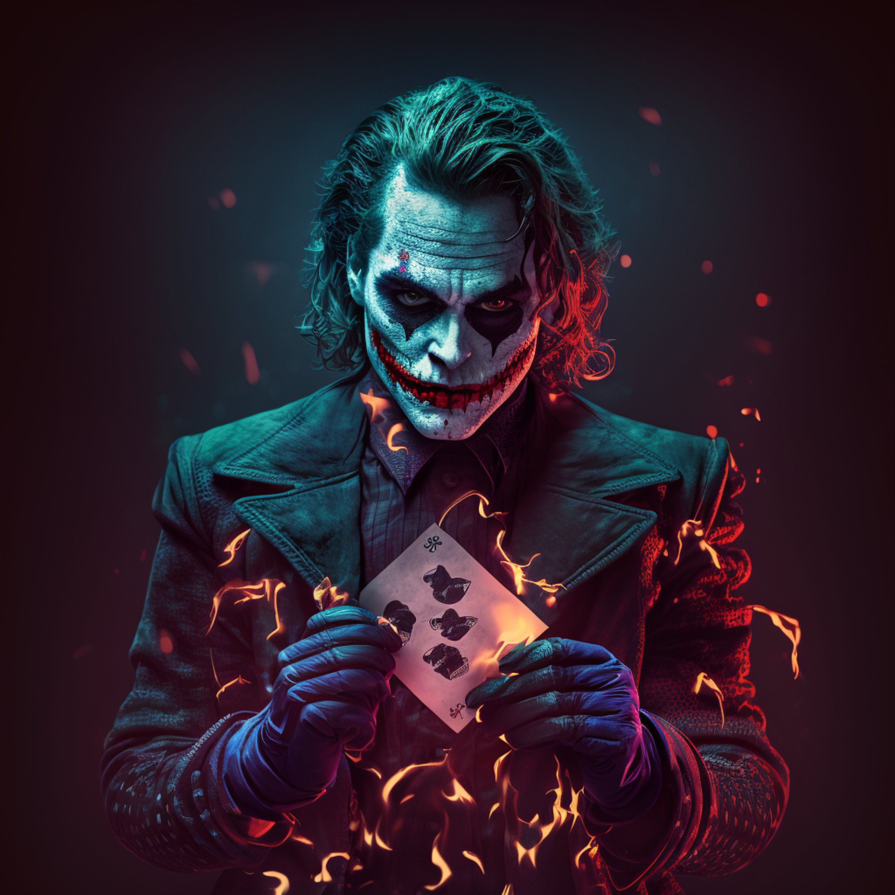 Op Joker geïnspireerde kunst 3