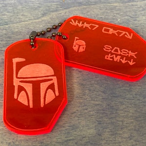 オーレベッシュ反乱軍帝国軍コスプレ用ミリタリー風アクリルドッグタグ（ペア）｜豊富なデザインからお選びいただけます