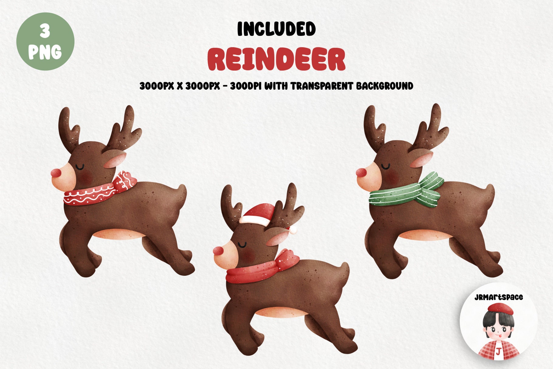 Merry Christmas Watercolor Clipart, Christmas Watercolor Clipart ...