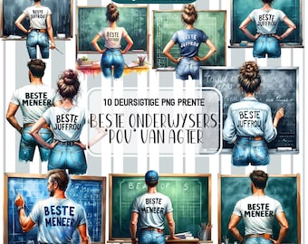 Afrikaans Teacher PNG Clipart: Beste Juffrou, Beste Meneer (Commercial Use)