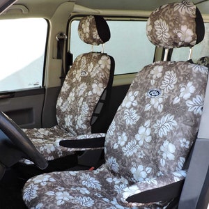 Für Ford Transit Custom 2018-2023 Schonbezüge Sitzbezüge Beige Vorne 1 Sitz