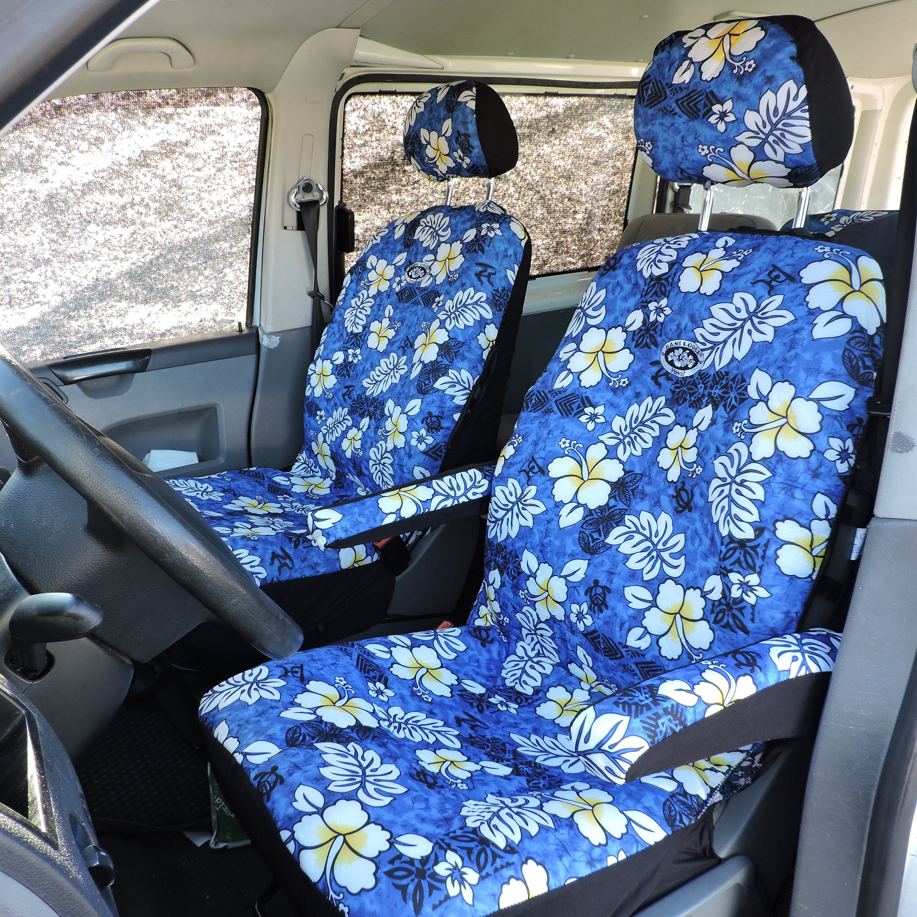 Blaue Autositzbezüge, maßgeschneiderte Bezug neue Auto Geschenke