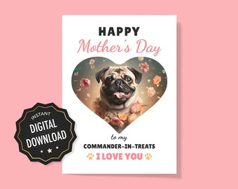 Love from Your Pug Pup on Mother's Day