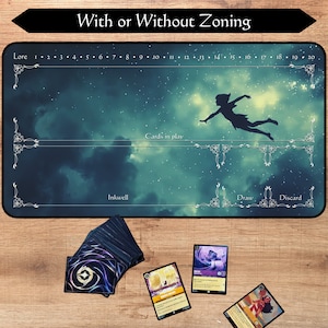 Lorcana Playmat With or Without Zoning | The Boy | TCG Playmat | Trading Card Game playmat | 12x22 and 31x15.5 inch
