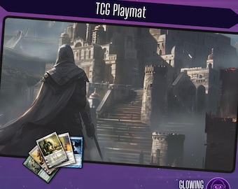 MTG プレイマット エツィオ アサシン、24 x 14 インチ、オプションの