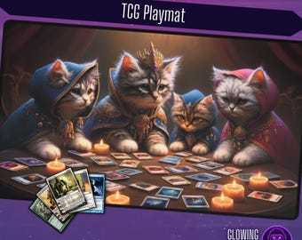 Holographic Foil Dandan Secret Lair by Kelogsloops Playmat – Magic