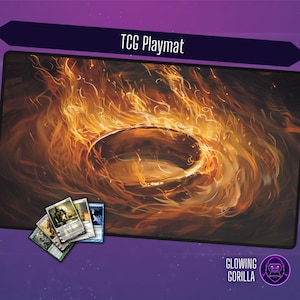 MTG Playmat The One, 24x14 inch, Optional Zoning,TCG Play Mat, Magic the Gathering, DnD, Table Top Gaming, MTG gift