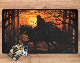 Tapete de juego MTG / 24 x 14 pulgadas / Los Nazgûl / Zonificación opcional / Tapete de juego TCG / Magic the Gathering MTG Gifts