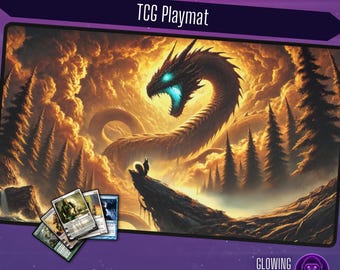 MTG Playmat Unfair Fight, 24x14 inch, Optional Zoning,TCG Play Mat, Magic the Gathering, DnD, Table Top Gaming, MTG gift