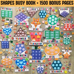Shapes Matching Activities, Shapes Sorting Game, Shapes Sorting Activity Printable, Sort by Shape, Shapes Busy Book, Busy Bags Activity