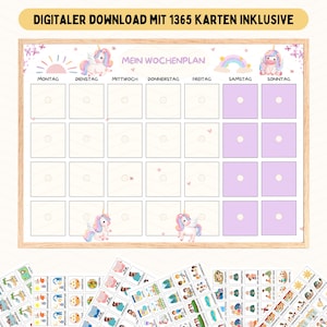 Haushaltsplan Kinder, Montessori Aufgabenplan, Wochenplaner A3 + A4 zum Ausdrucken, Wochenplan für Kinder, Kinderalltag, Tagesablauf Kinder