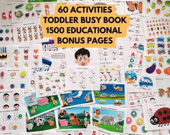 Toddler Learning Binder: 60 Preschool Activities (Digital Download)