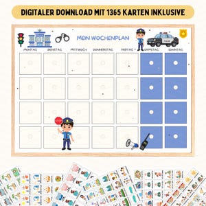 Wochenplan für Kinder, Wochenplan Montessori, Routineplan für Kinder, Kinderroutine Wochenplan, Haushaltsplan Kinder, Routinekarten Kinder