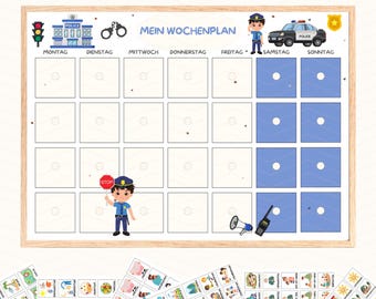 Wochenplan für Kinder, Wochenplan Montessori, Routineplan für Kinder, Kinderroutine Wochenplan, Haushaltsplan Kinder, Routinekarten Kinder