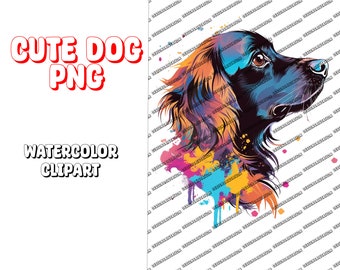 Dog png | Dog Portrait png | Dog illustration | Dog Sublimation | Digital Art | Digital Download | Dog watercolor