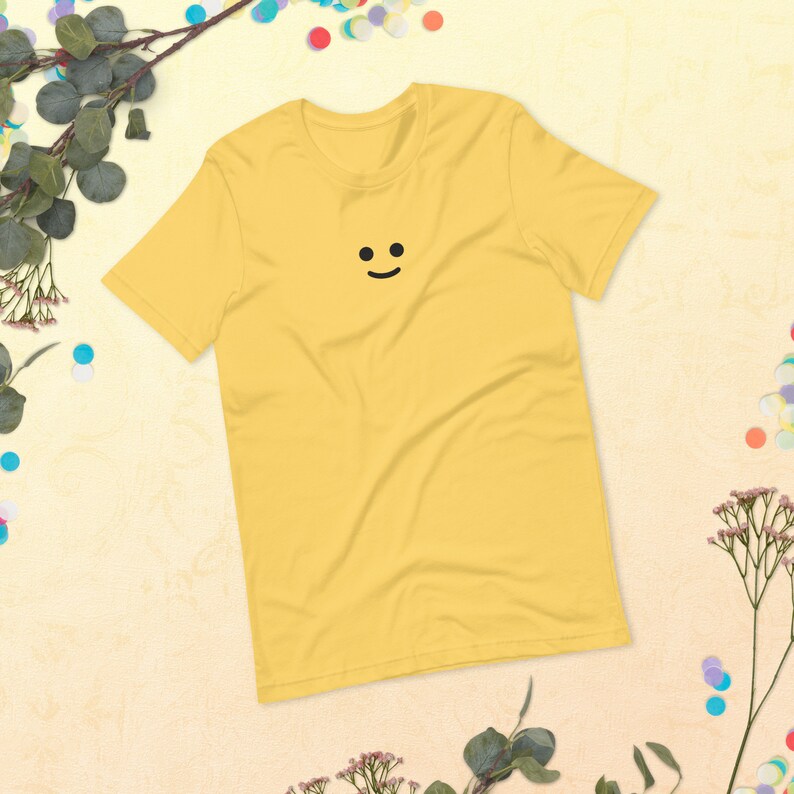 Simple Smiley Face Unisex T-shirt - Etsy