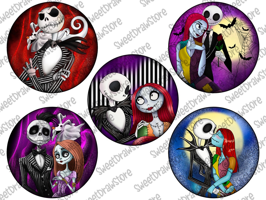 Jack Skellington Car Caoster Pnghalloween Car Caoster Etsy
