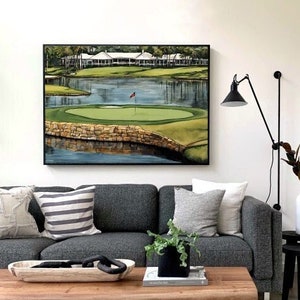 TPC Sawgrass - Loch 17 - Platz Poster Druck - SVG, PNG Digital Download