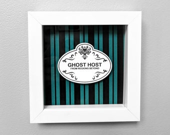 Personalized Haunted Mansion Name Tag Decor, Haunted Mansion Decor, Custom Haunted Mansion Home Decor, Cast Member Home Decor