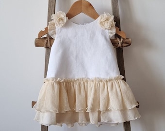 Robe de baptême modèle Dolly, robe de baptême, robe de baptême bébé fille, robe de cérémonie fille, robe de cérémonie bébé, robe de bébé