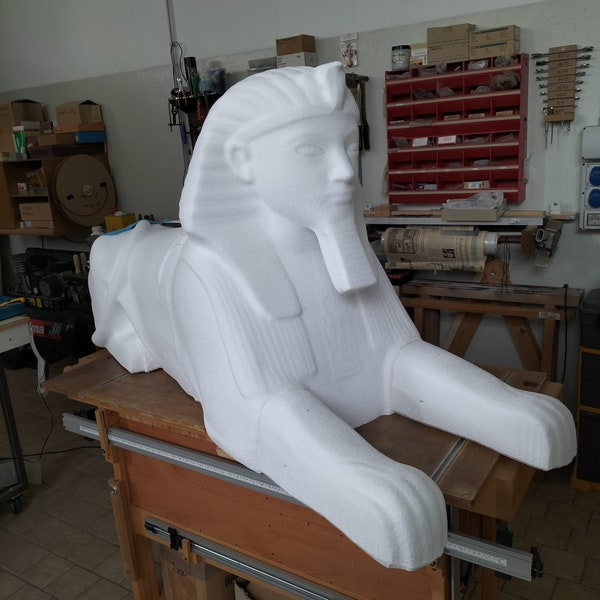 Statue Sphinx en polystyrène 160 cm