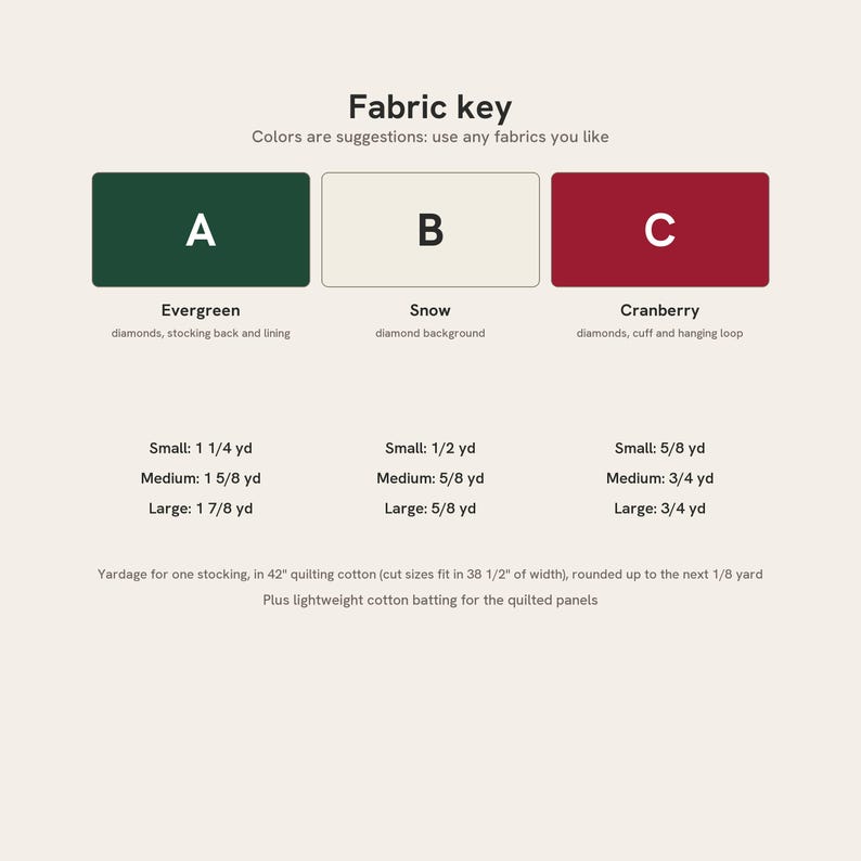 Molde em PDF para costura de meia de elfo patchwork, meia de elfo patchwork com estampa de diamantes, acolchoada e forrada, 3 tamanhos, download digital. imagem 4