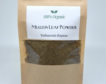 Mullein Leaf, Powder verbascum Thapsus - Etsy