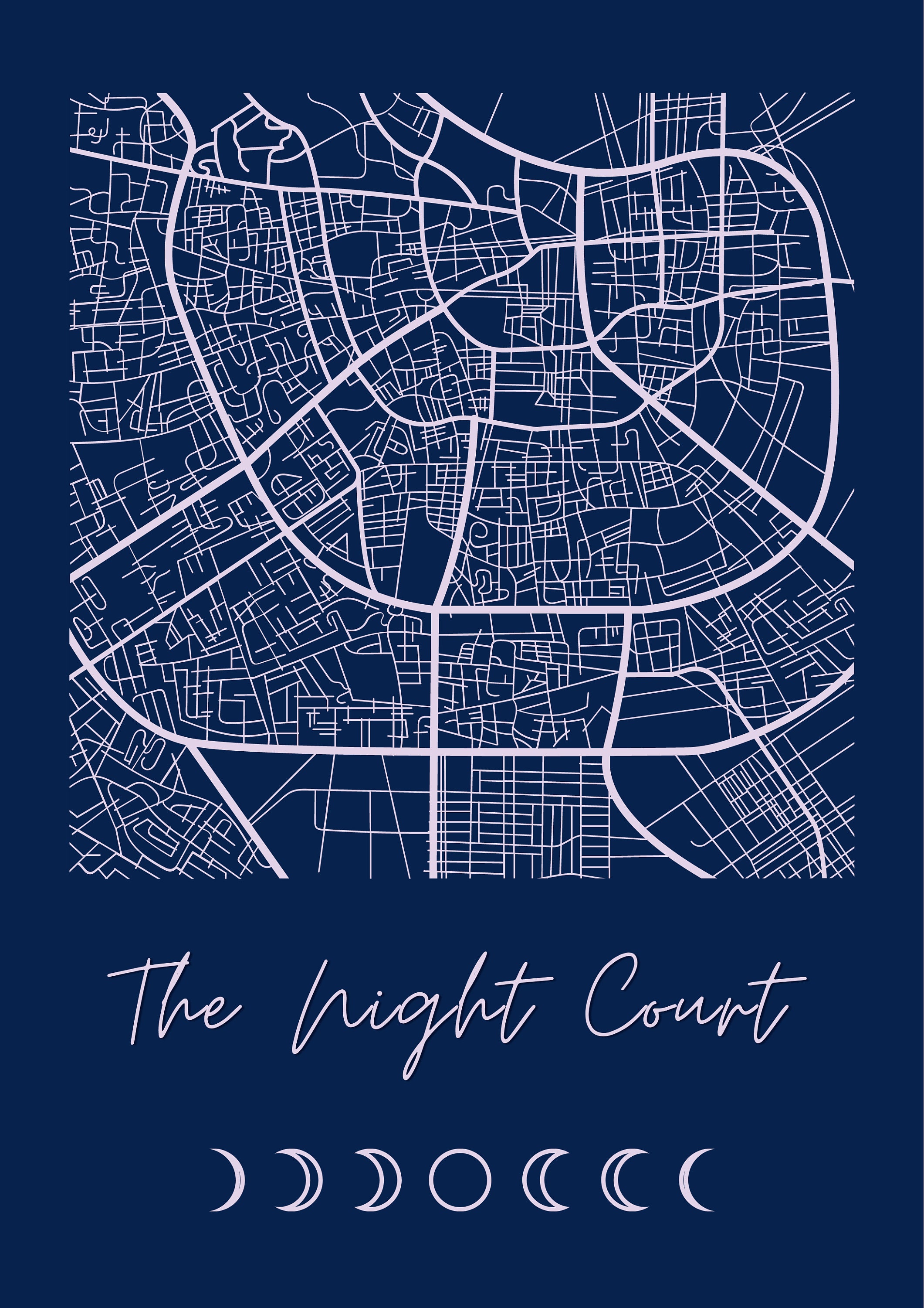 ACOTAR/ACOMAF/ACOWAR the Night Court Map Velaris Limited - Etsy UK