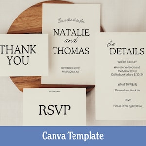 Minimal Wedding Invite | Colorful Wedding Invitation | Retro Wedding Invite | Bold Wedding Invitations | Bright Wedding Invitations | Funky